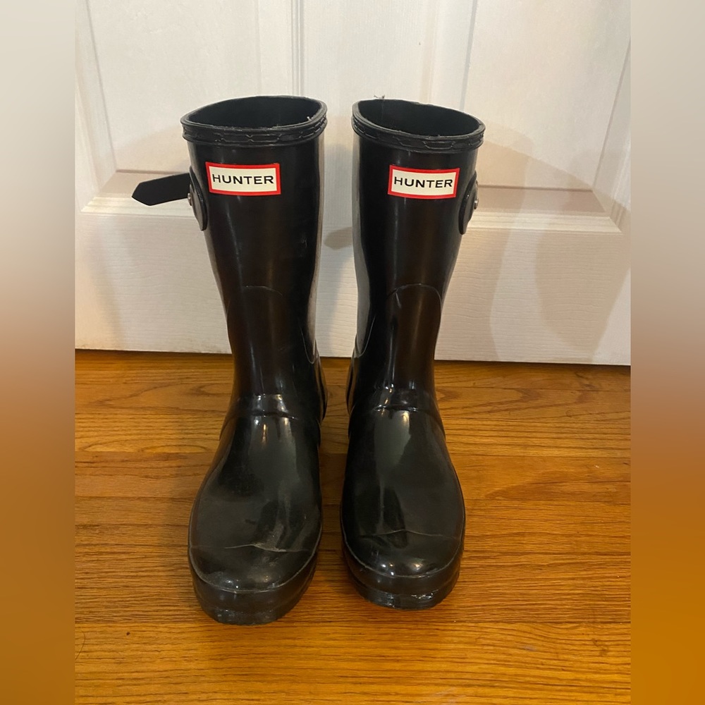 Hunter Black Rain Boots
